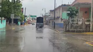 Registran lluvias, cielo nublado y encharcamientos  en Felipe Carrillo Puerto