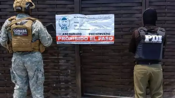 El inmueble quedó asegurado con sellos de clausura El inmueble quedó asegurado con sellos de clausura