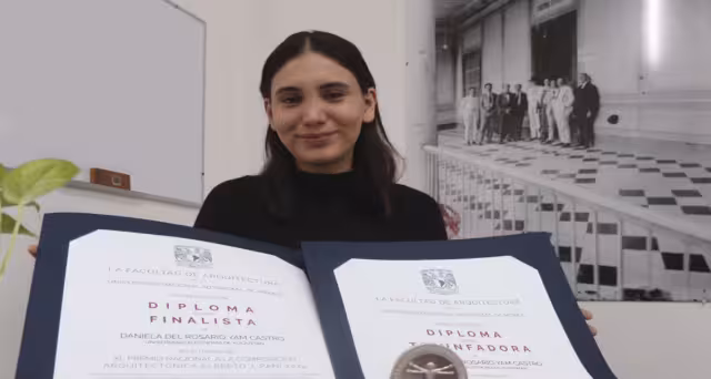 La alumna de la UADY obtuvo el primer lugar nacional de Composición Arquitectónica