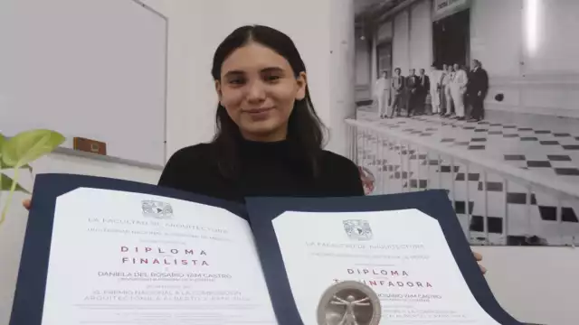 La alumna de la UADY obtuvo el primer lugar nacional de Composición Arquitectónica