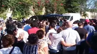 La despedida Ignacio Sánchez se lleva a cabo en el panteón de Leona Vicario