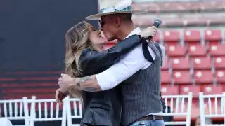 Andrea Legarreta y Erik Rubín