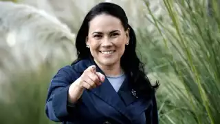 Alejandra del Moral, candidata a la gubernatura del EDOMEX.