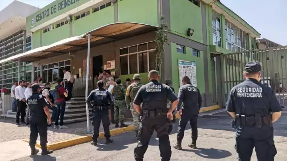 El motín se registró a las 9:00 horas. Foto: Gobierno de Colima