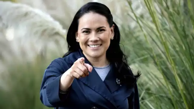 Alejandra del Moral, candidata a la gubernatura del EDOMEX.