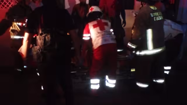 La niña fue trasladada al hospital para su atención