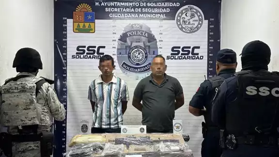 Los detenidos son originarios de los estados de Tabasco y Veracruz