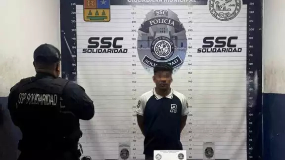 Una vez detenido el presunto responsable, quedó a disposición de las autoridades Una vez detenido el presunto responsable, quedó a disposición de las autoridades