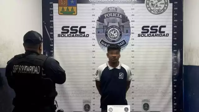 Una vez detenido el presunto responsable, quedó a disposición de las autoridades