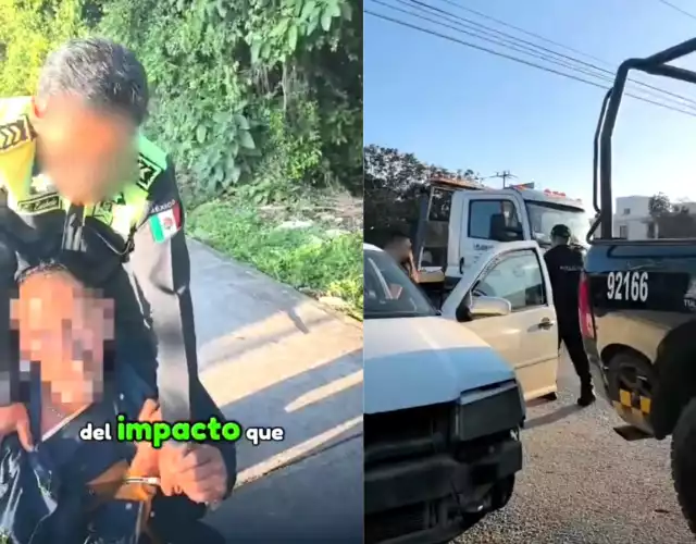 En el accidente, una menor quedó atrapada en el vehículo; los adultos fueron detenidos