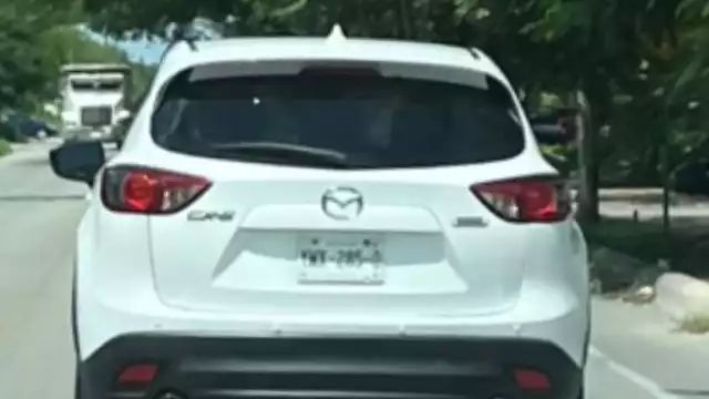 La mujer compartió la foto del automóvil que atentó contra su vida