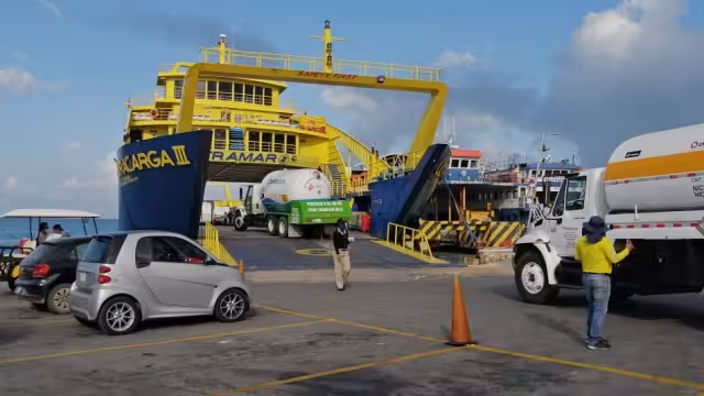 El ferry inició labores con normalidad.