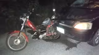 Automovilista embiste a motociclista y lo mata en Yobain, Yucatán