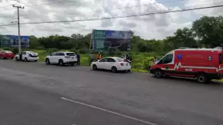 Los conductores llegaron a un acuerdo y esperaron a sus aseguradoras