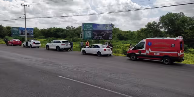 Los conductores llegaron a un acuerdo y esperaron a sus aseguradoras