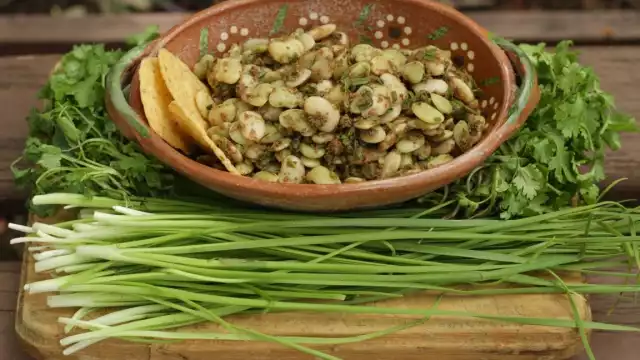La comida se prepara sólo durante la temporada que abarca de diciembre a marzo, pues las semillas están tiernas