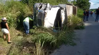 El tráiler se dirigía de Champotón a Escárcega