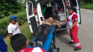 El joven se encontraba estable al momento de su traslado