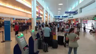 El Aeropuerto Internacional de Cancún reportó 522 vuelos programados