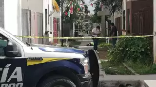 Los pistoleros que se trasladaban abordo de un taxi en el Fraccionamiento Villas Otoch