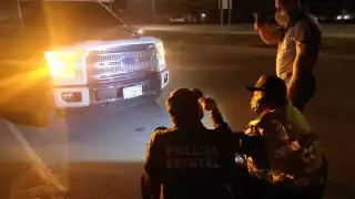 En el sitio se encuentran elementos de la Secretaría de Seguridad Pública SSP