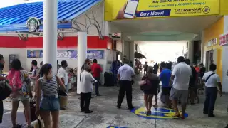 Terminal Marítima de Puerto Juárez registra buena afluencia de turistas este miércoles