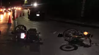 Ambos conductores cayeron de su unidad