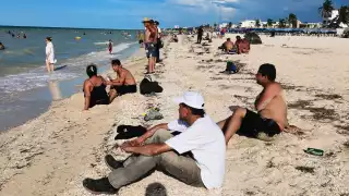 Durante el fin de semana se registró baja afluencia de turistas en el malecón de Progreso