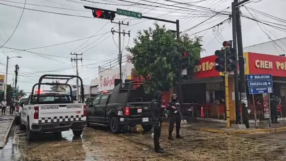 Las afectaciones se registraron en el transito del centro Las afectaciones se registraron en el transito del centro