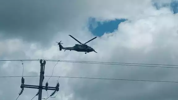 Por más de 20 minutos sobrevolaron donde se ubica el área de los avances de la obra en construcción del Tren Maya Por más de 20 minutos sobrevolaron donde se ubica el área de los avances de la obra en construcción del Tren Maya