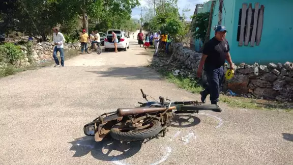 El motociclista requirió atención médica El motociclista requirió atención médica