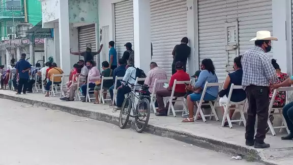 Respetando las medidas sanitarias inició el pago de apoyos Respetando las medidas sanitarias inició el pago de apoyos