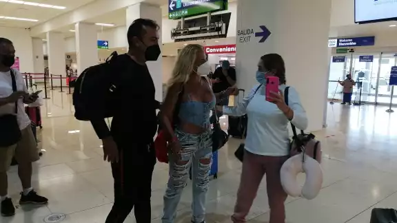 Varios fans reconocieron a Niurka Marcos pese a tener cubrebocas