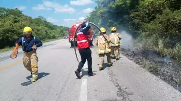 El incendio se originó debido al efecto espejo