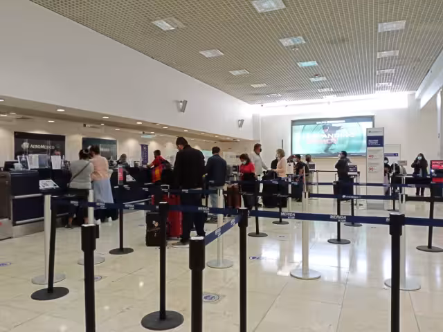 Los vuelos de Aeroméxico que operaron fueron el 821, 823, 825, 829, 831 y 837