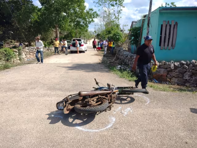 El motociclista requirió atención médica