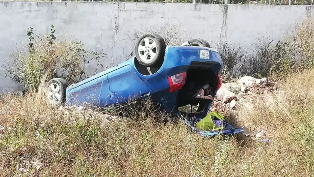 La joven no presentó heridas pese a la gravedad del accidente