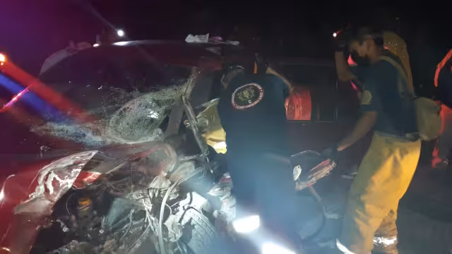 Los hechos ocurrieron cerca de las nueve de la noche a casi dos kilómetros de Valladolid Nuevo