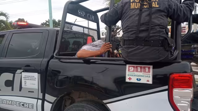 Los dos hombres fueron puestos a disposición de la Fiscalía de Campeche