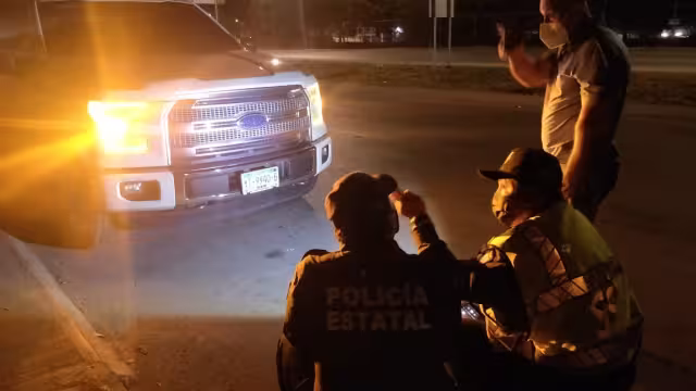 En el sitio se encuentran elementos de la Secretaría de Seguridad Pública SSP