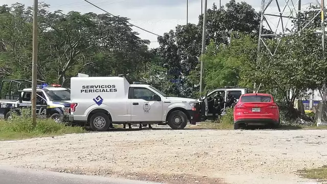 El cuerpo estaba en pleno cruce de avenidas en Cancún