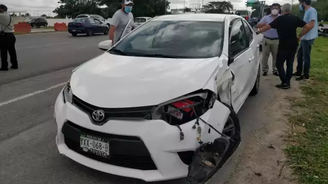 Al lugar acudieron elementos de la Secretaría de Seguridad Pública y Cruz Roja