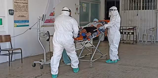 Ante el brote, se realizaron trabajos de sanitización en las áreas del Hospital General, tanto administrativas como de atención al público