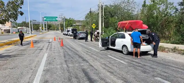 Autoridades federales y estatales reforzaron seis puntos estratégicos de alta movilidad en Campeche.