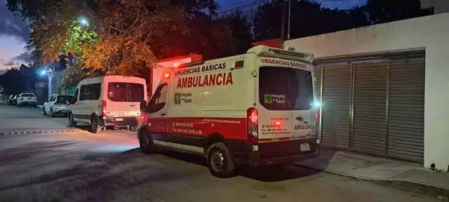 Debido a sus heridas, fue trasladado de inmediato al Hospital Tulum