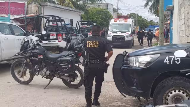 Al lugar llegaron elementos de la policía estatal, así como Agentes de Investigación