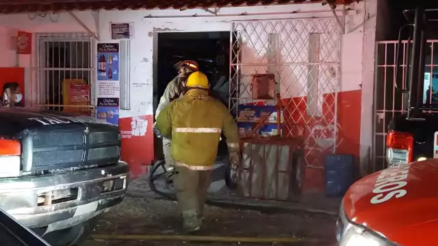Al lugar tuvieron que arribar los bomberos