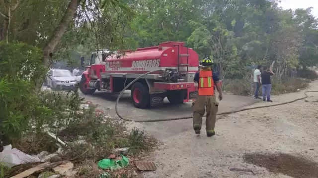 Bomberos de Solidaridad lograron combatir el fuego