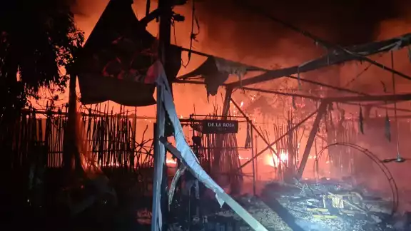 El incendio del miércoles arrasó con todo a su paso El incendio del miércoles arrasó con todo a su paso