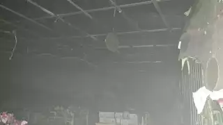 Al lugar acudieron elementos del Cuerpo de Bomberos